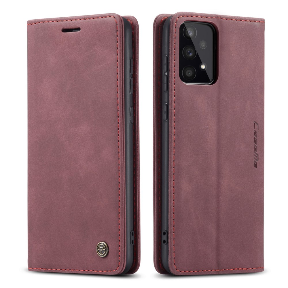 CASEME CASEME Samsung Galaxy A53 5G Fodral Retro Läder Röd