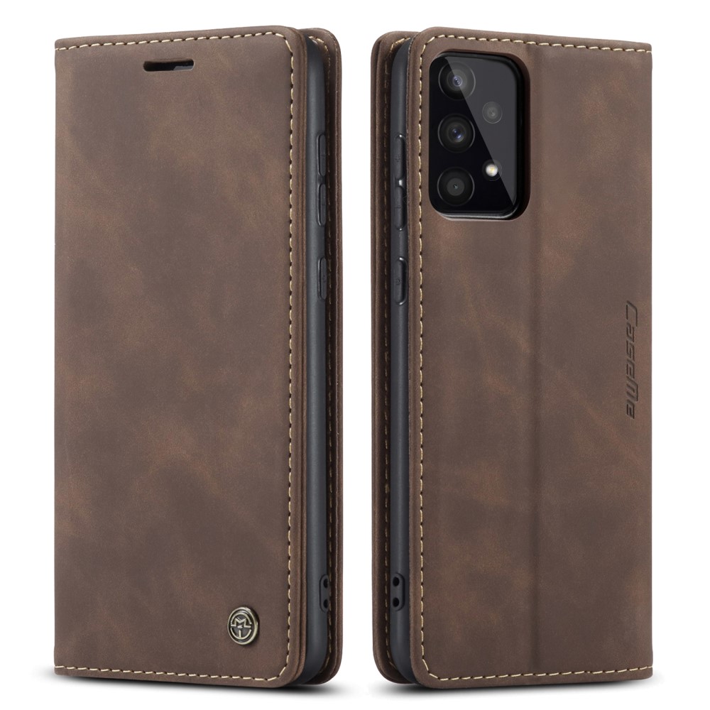 CASEME CASEME Samsung Galaxy A53 5G Fodral Retro Läder Brun