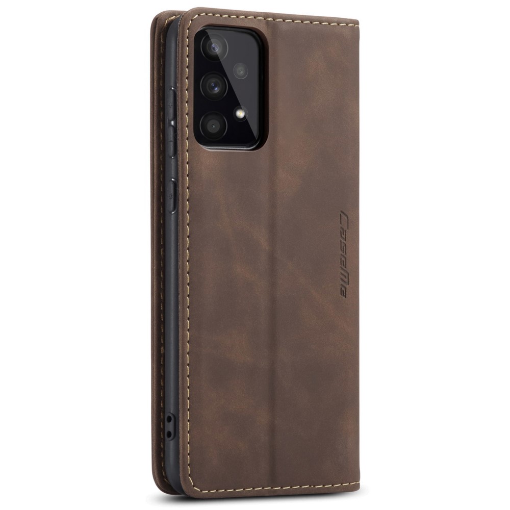 CASEME CASEME Samsung Galaxy A53 5G Fodral Retro Läder Brun