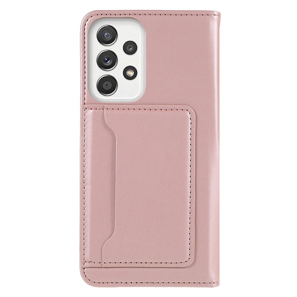  Samsung Galaxy A53 5G Fodral Skin Touch Med Kortfack Roséguld