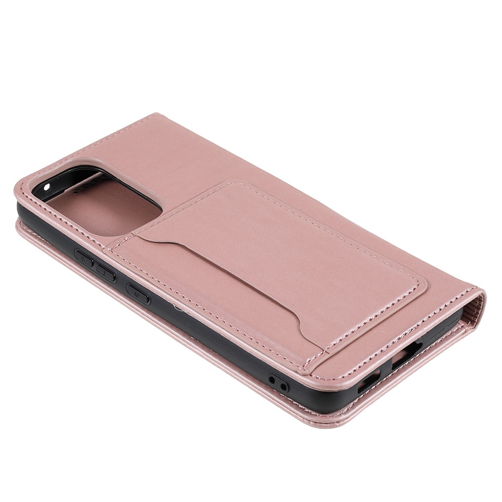  Samsung Galaxy A53 5G Fodral Skin Touch Med Kortfack Roséguld