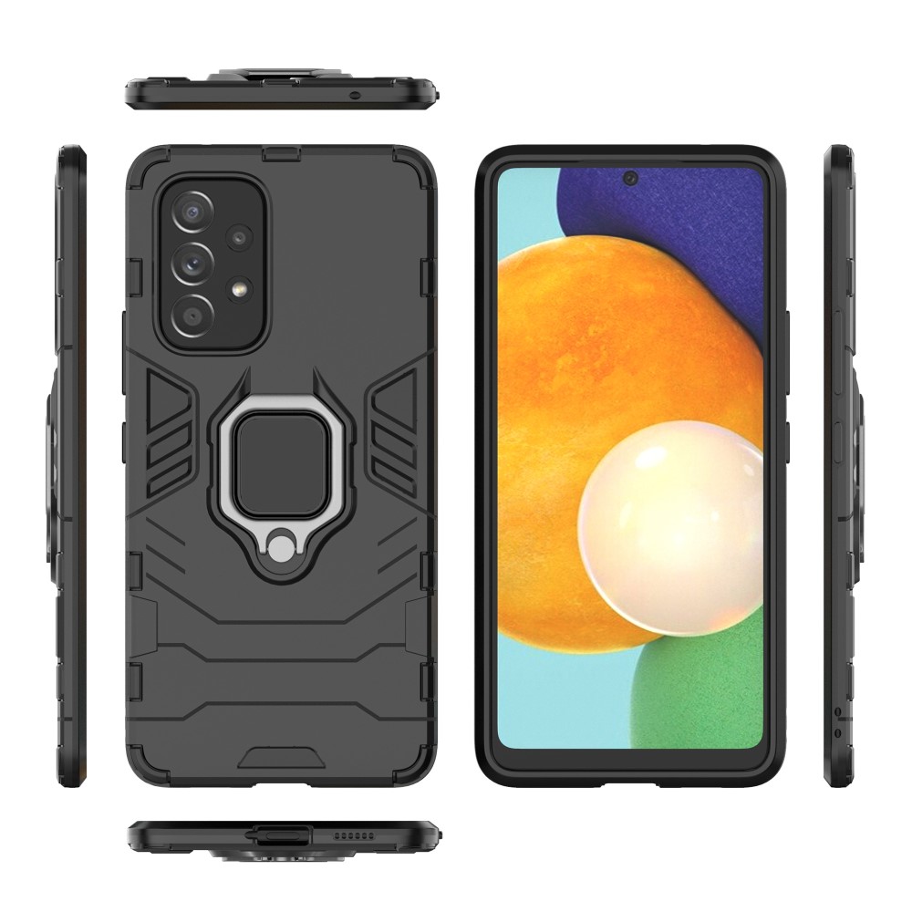  Samsung Galaxy A53 5G Skal Ring Armor Hybrid Svart