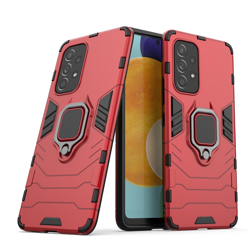  Samsung Galaxy A53 5G Skal Ring Armor Hybrid Röd