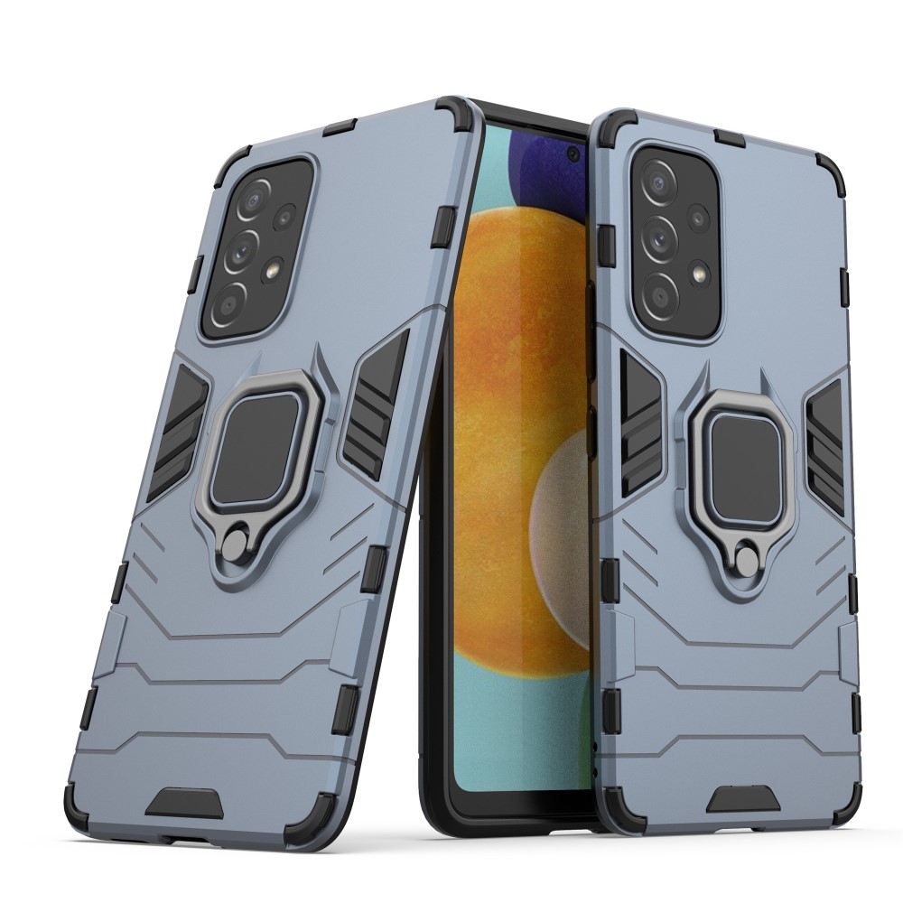  Samsung Galaxy A53 5G Skal Ring Armor Hybrid Navy Blue