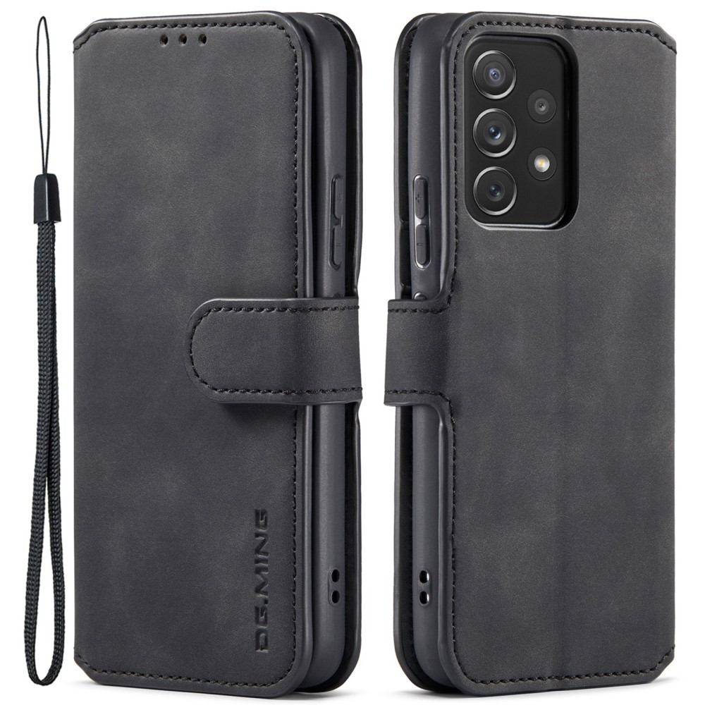 DG.MING DG.MING Samsung Galaxy A53 5G Fodral Retro Läder Svart