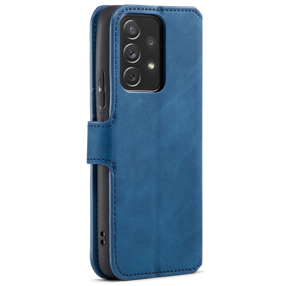 DG.MING DG.MING Samsung Galaxy A53 5G Fodral Retro Läder Blå