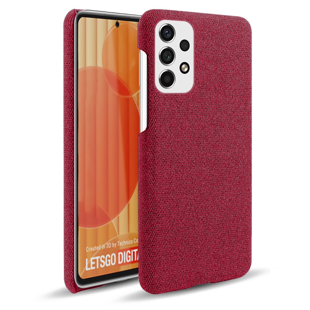  Samsung Galaxy A53 5G Skal Tygbelagt Röd