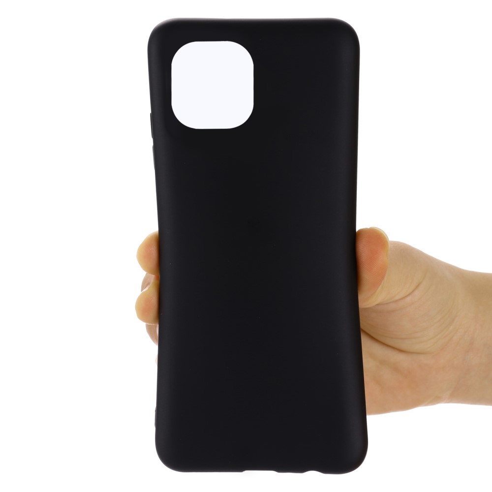  Samsung Galaxy A03 Skal Liquid Silikon Med Strap Svart