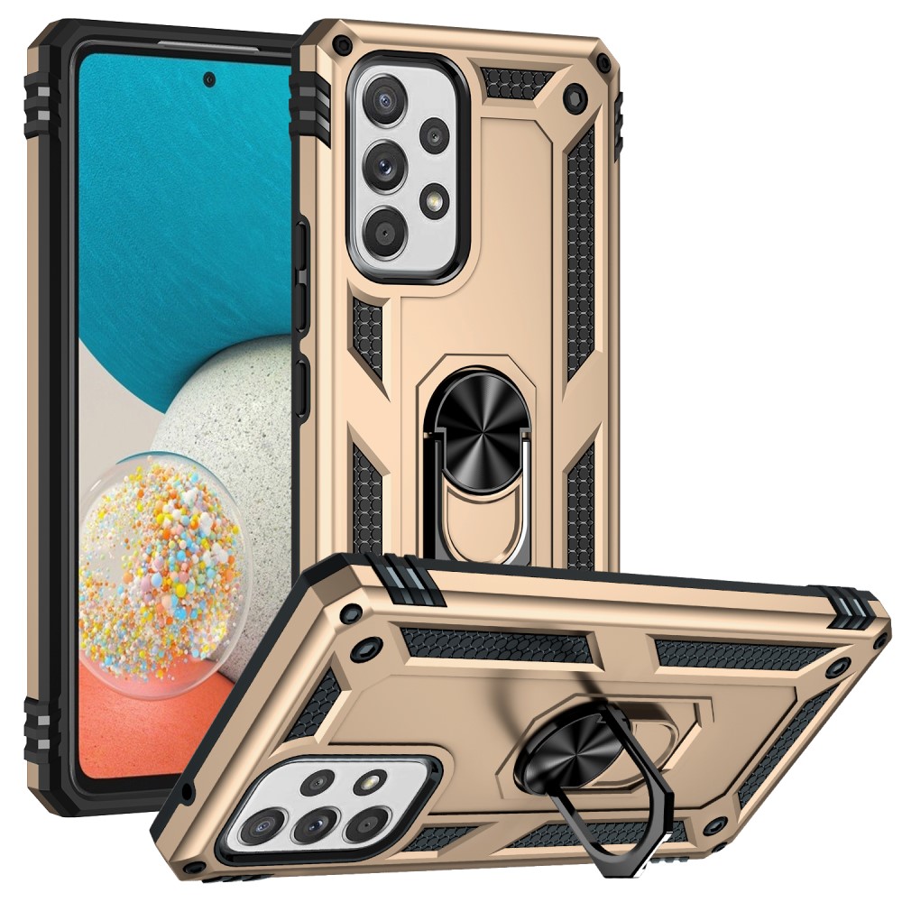  Samsung Galaxy A53 5G Skal Armor Hybrid Ring Guld