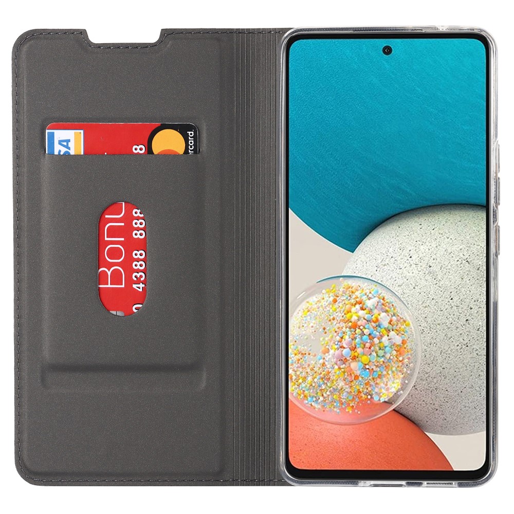  Samsung Galaxy A53 5G Fodral Flip Skin Touch Svart