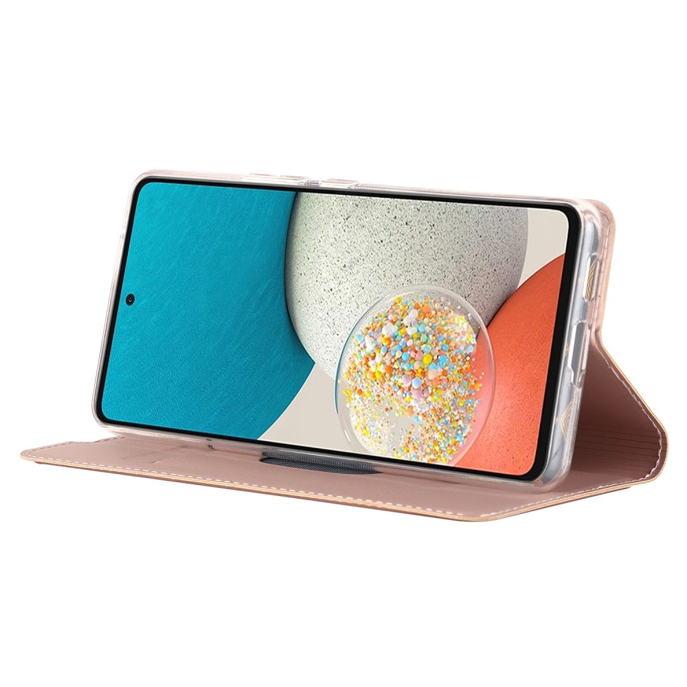  Samsung Galaxy A53 5G Fodral Flip Skin Touch Roséguld