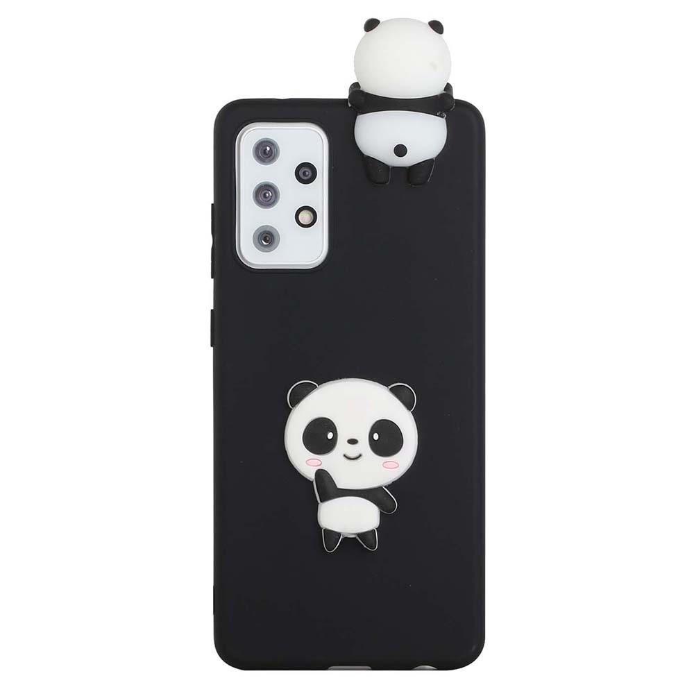  Samsung Galaxy A53 5G Skal 3D Figur Svart Panda
