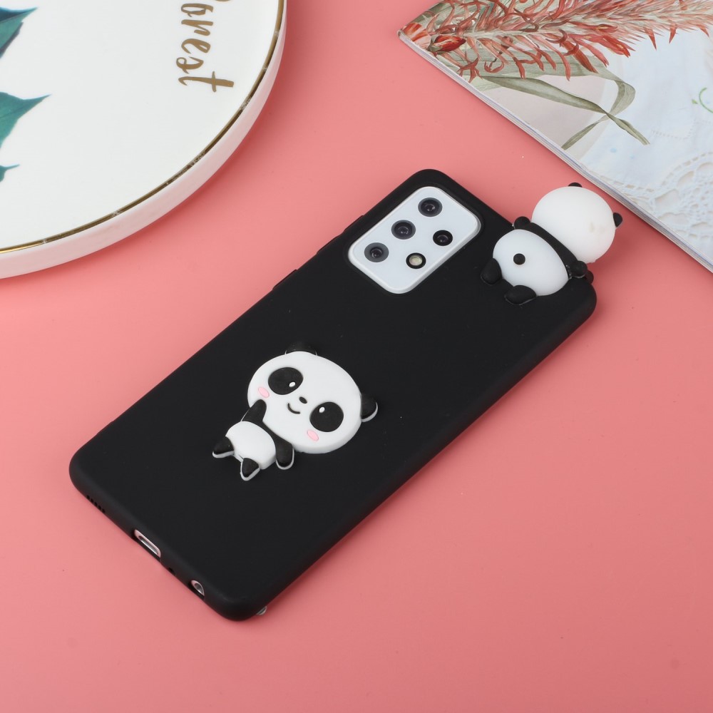  Samsung Galaxy A53 5G Skal 3D Figur Svart Panda