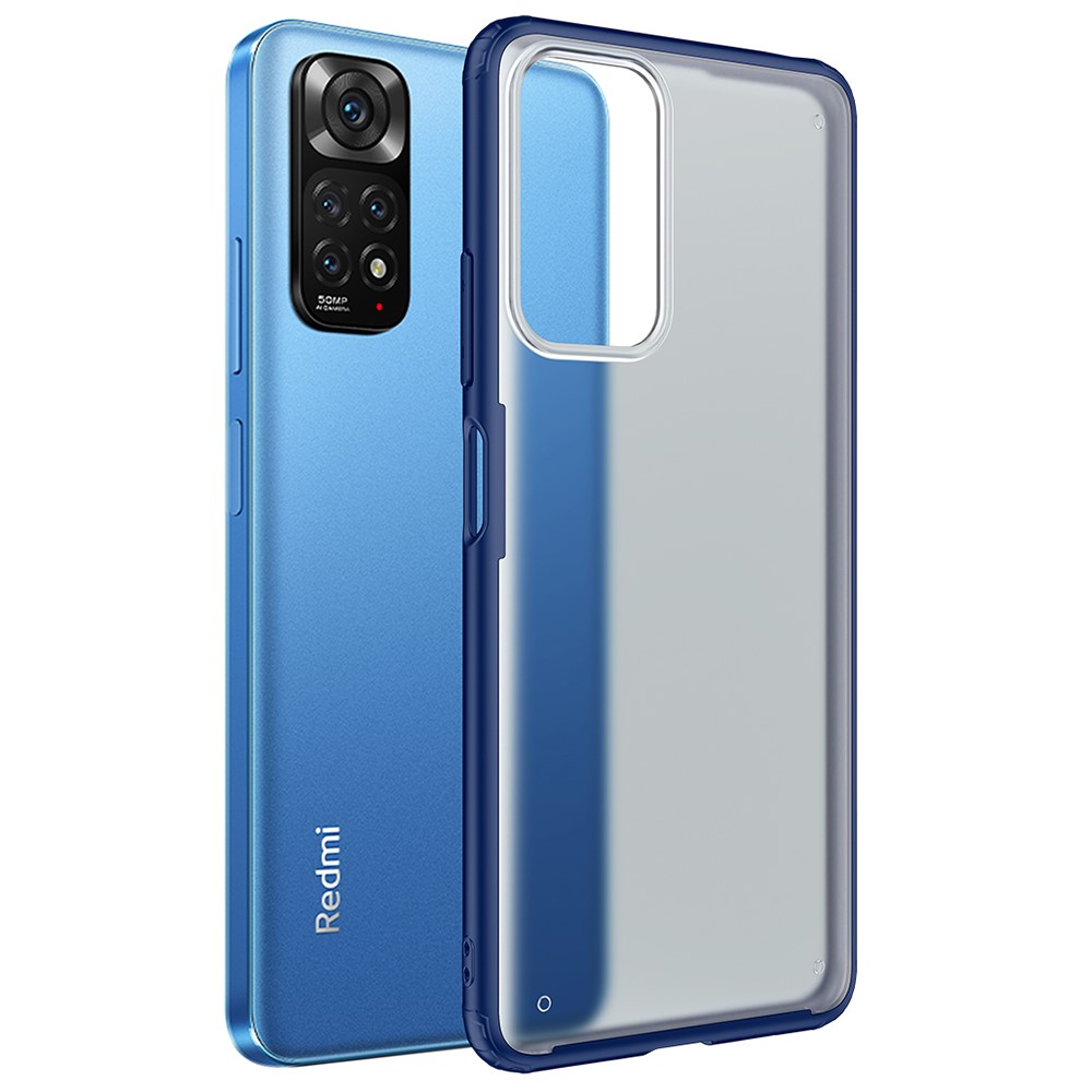  Xiaomi Redmi Note 11 4G Skal Armor Hybrid Matt Blå