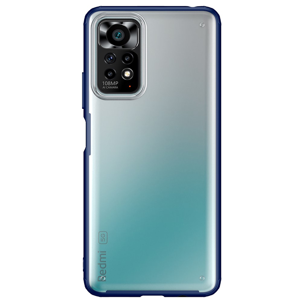  Xiaomi Redmi Note 11 4G Skal Armor Hybrid Matt Blå