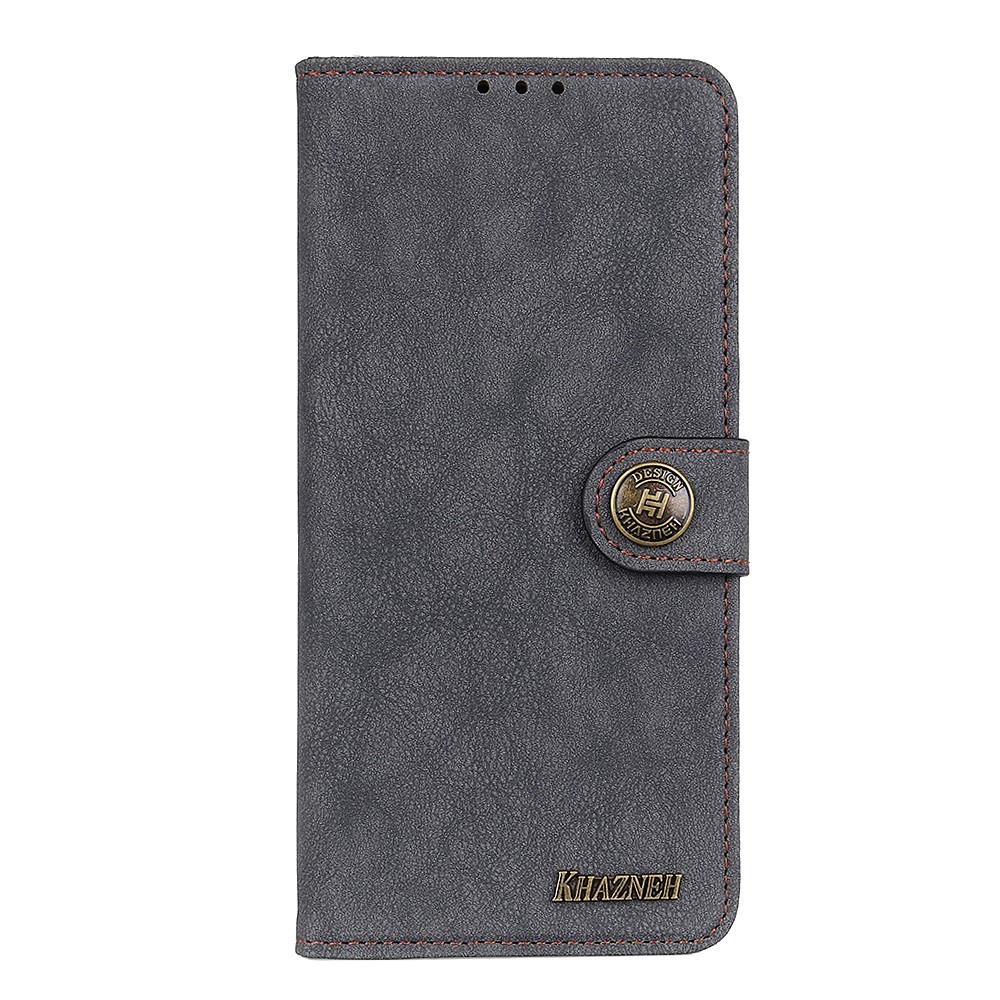 KHAZNEH KHAZNEH Xiaomi Redmi Note 11 4G Fodral Split Läder Svart