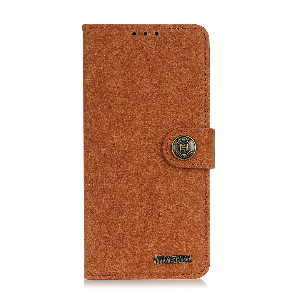 KHAZNEH KHAZNEH Xiaomi Redmi Note 11 4G Fodral Split Läder Brun