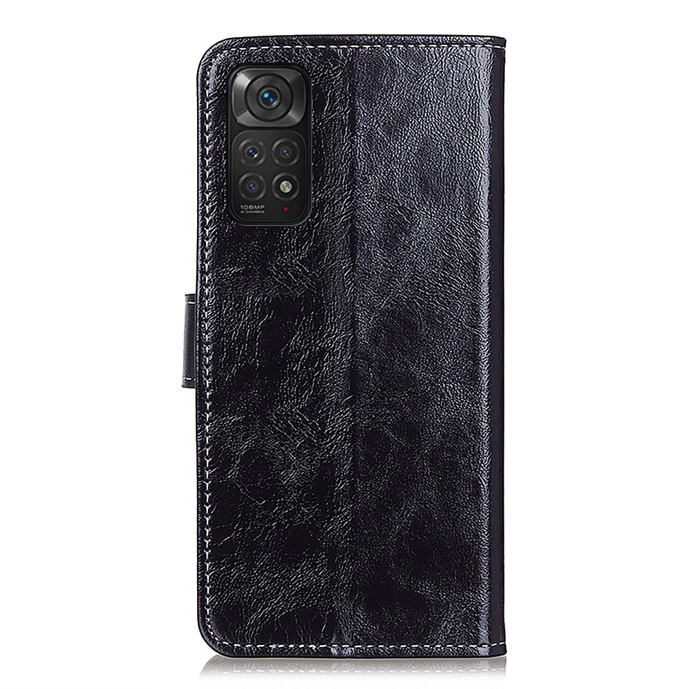 Xiaomi Redmi Note 11 4G Fodral Crazy Horse Svart
