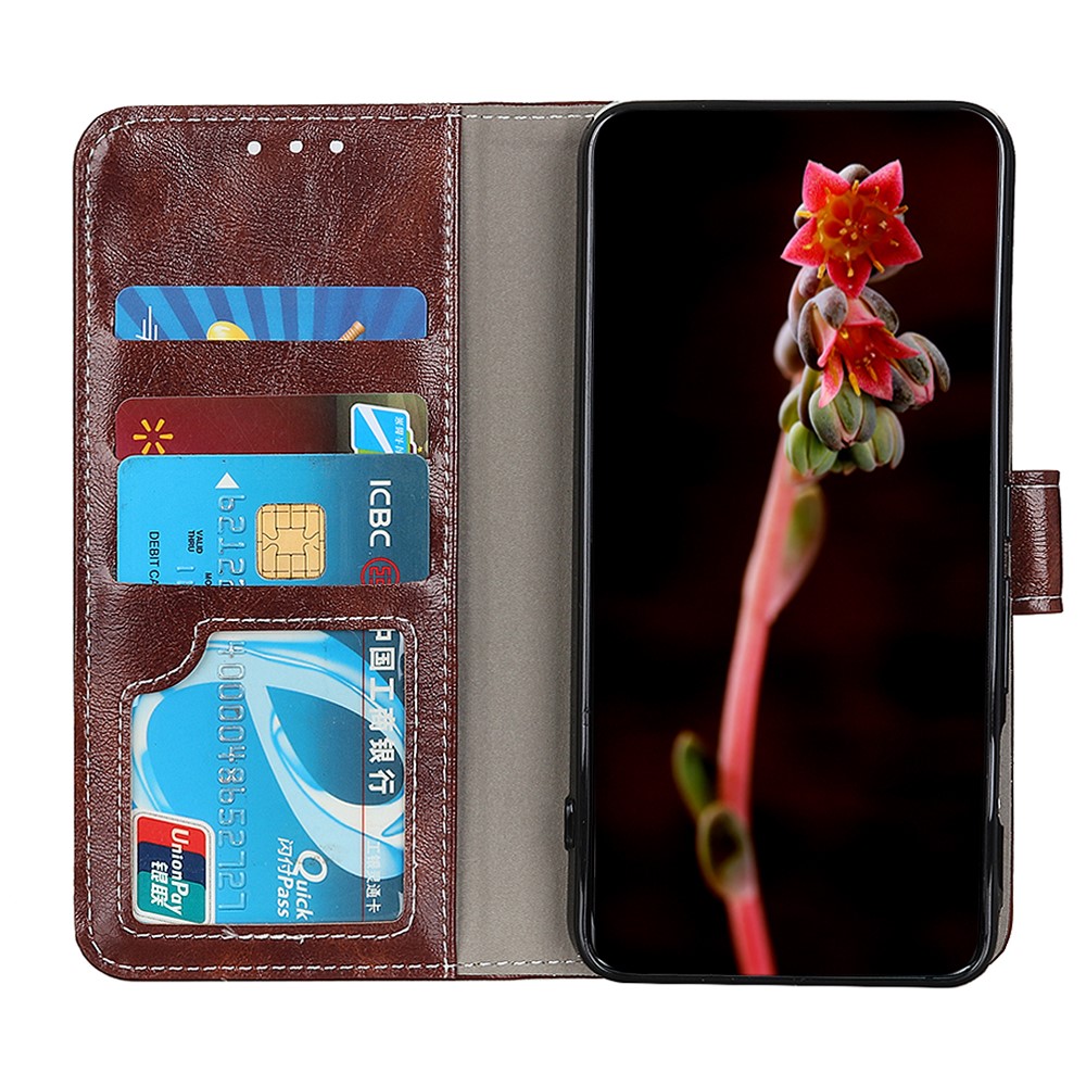  Xiaomi Redmi Note 11 4G Fodral Crazy Horse Brun