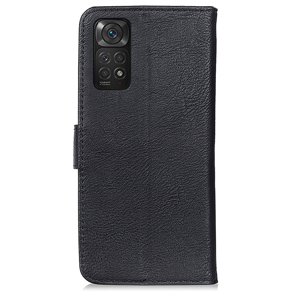 KHAZNEH KHAZNEH Xiaomi Redmi Note 11 4G Fodral Läder Svart