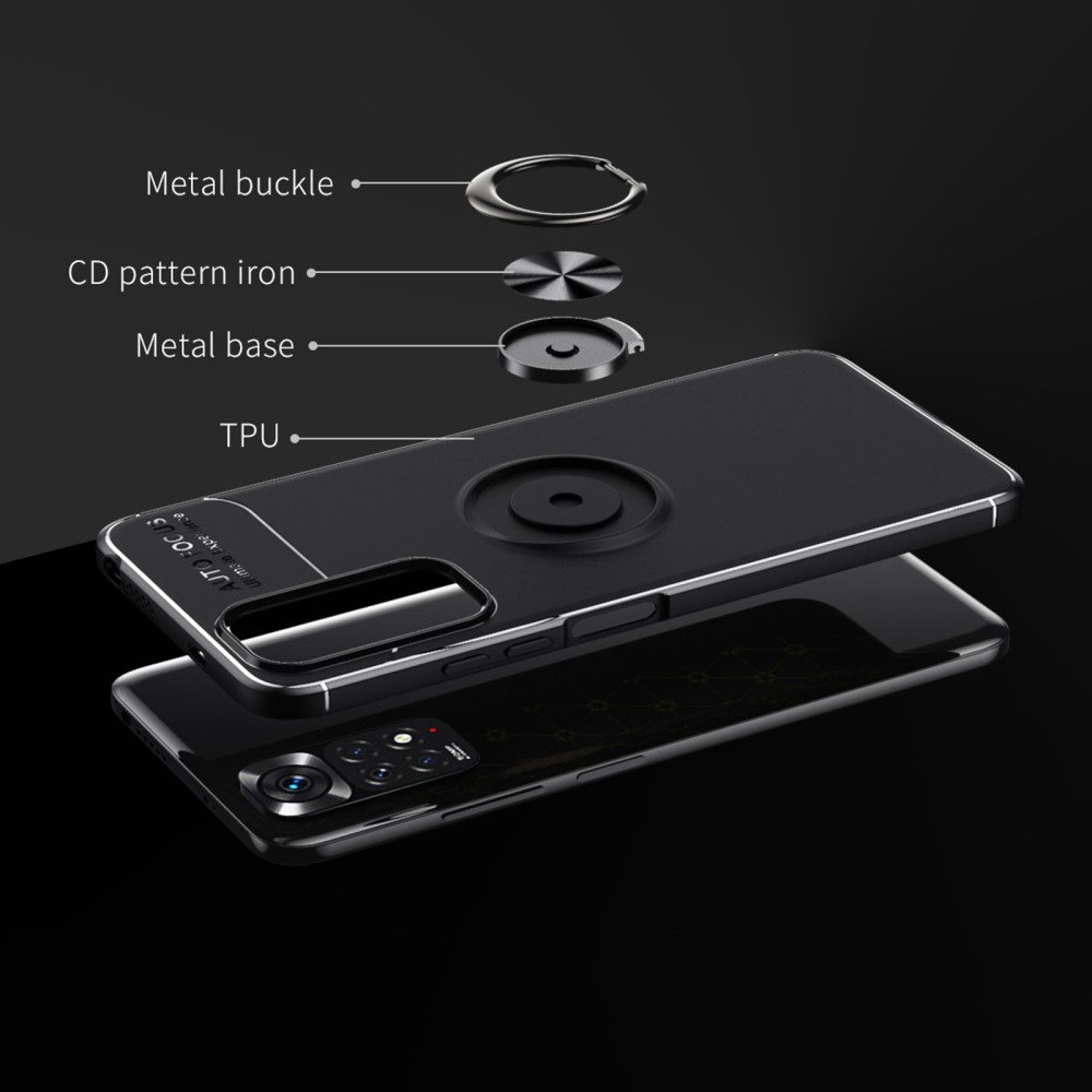  Xiaomi Redmi Note 11 4G Skal Ring Svart