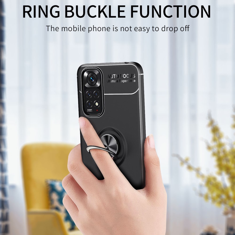  Xiaomi Redmi Note 11 4G Skal Ring Röd