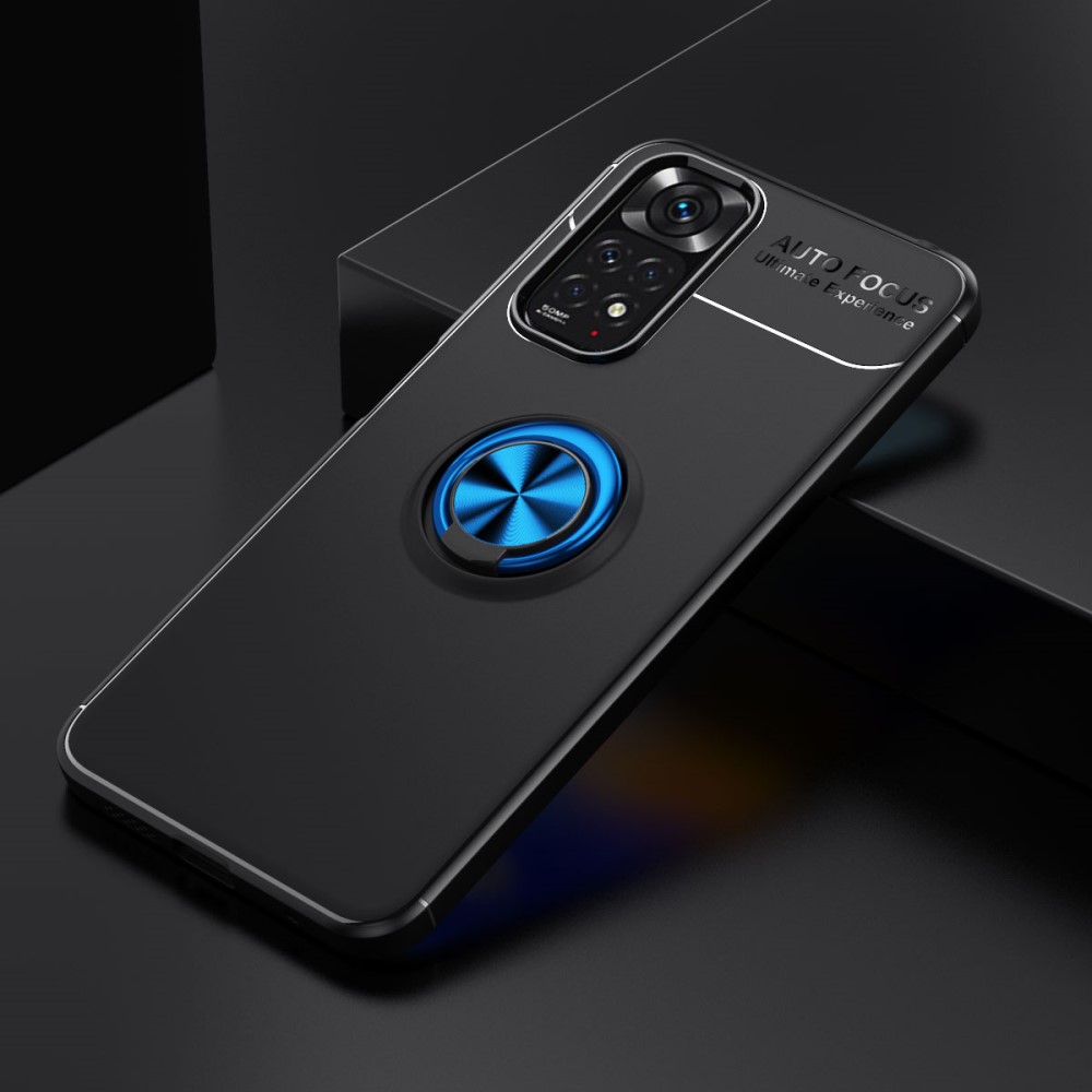  Xiaomi Redmi Note 11 4G Skal Ring Svart/Blå
