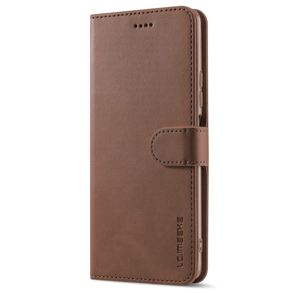 LC.IMEEKE LC.IMEEKE Xiaomi Redmi Note 11 Pro 5G Fodral Läder Brun