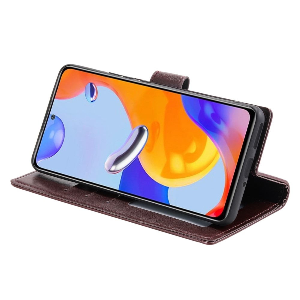  Xiaomi Redmi Note 11 Pro 5G Fodral Mandala Läder Brun