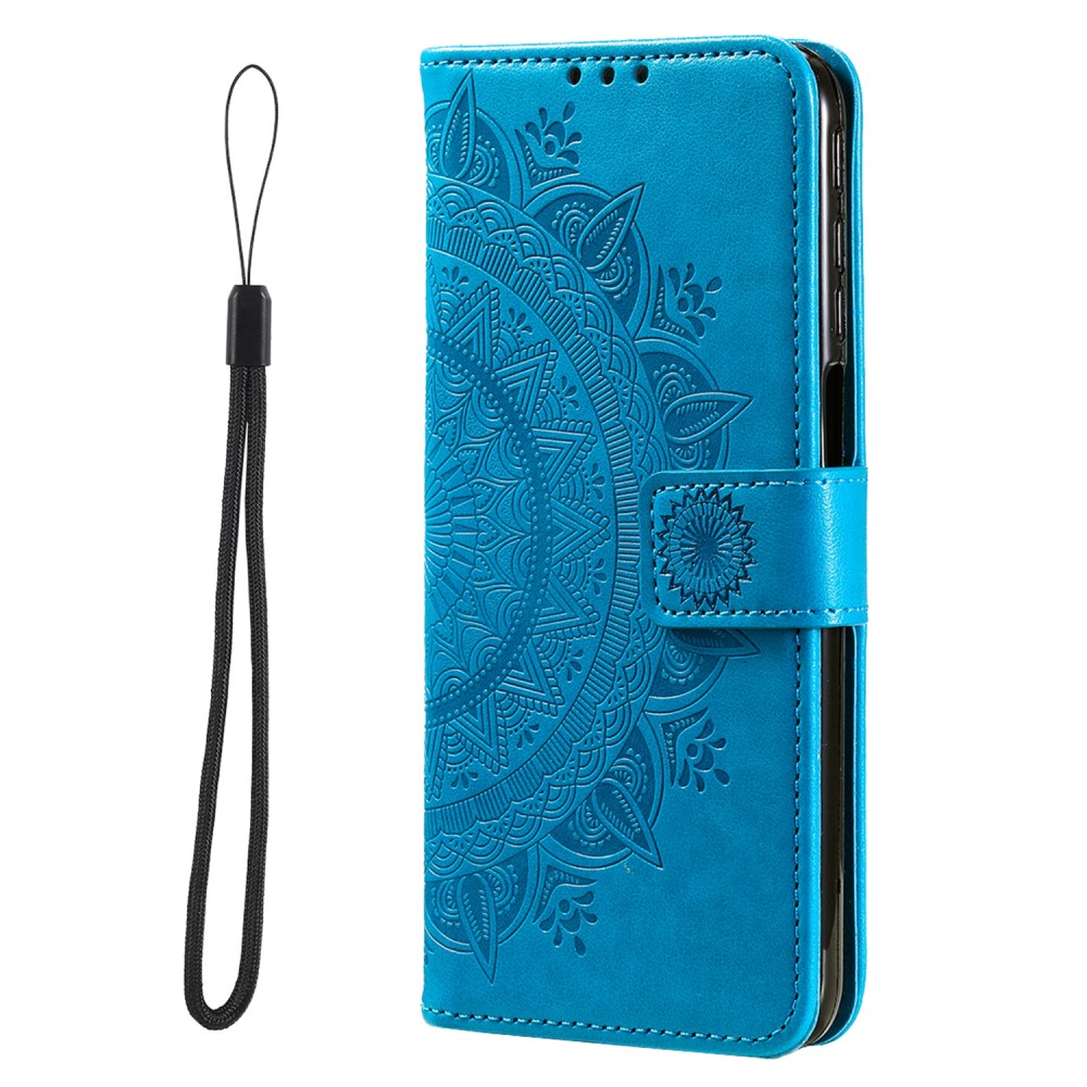 Xiaomi Redmi Note 11 Pro 5G Fodral Mandala Läder Blå