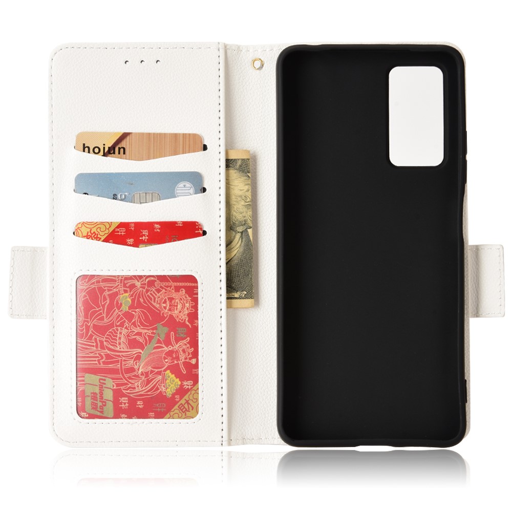  Xiaomi Redmi Note 11 Pro 5G Fodral Litchi Textur Vit
