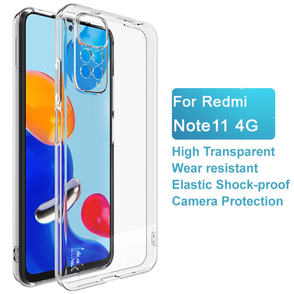IMAK IMAK Xiaomi Redmi Note 11 4G Skal TPU Transparent