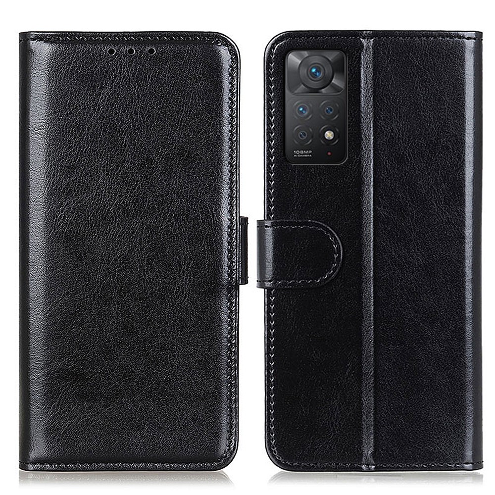  Xiaomi Redmi Note 11 Pro 5G Fodral Crazy Horse Svart