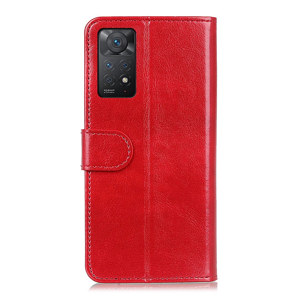  Xiaomi Redmi Note 11 Pro 5G Fodral Crazy Horse Röd