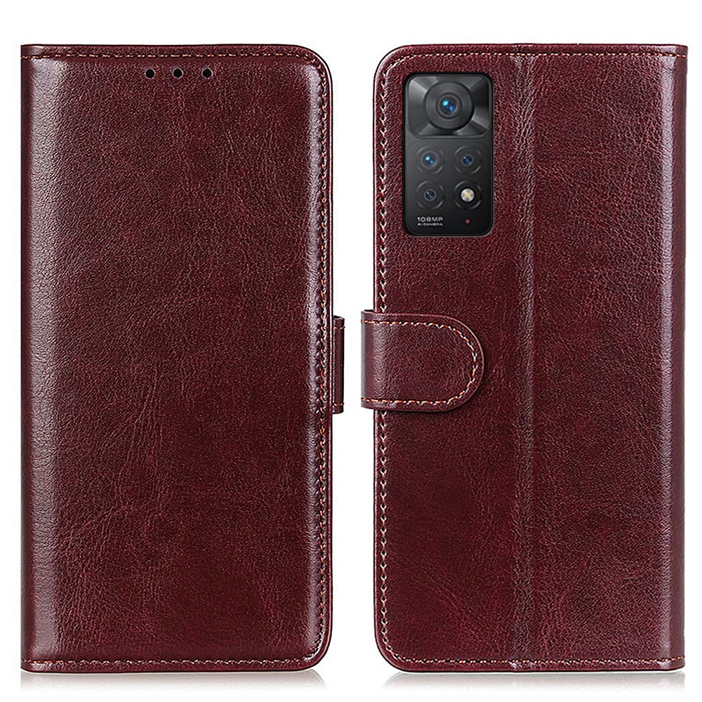  Xiaomi Redmi Note 11 Pro 5G Fodral Crazy Horse Brun