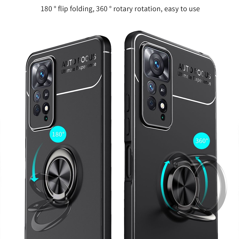  Xiaomi Redmi Note 11 Pro 5G Skal Ring Svart