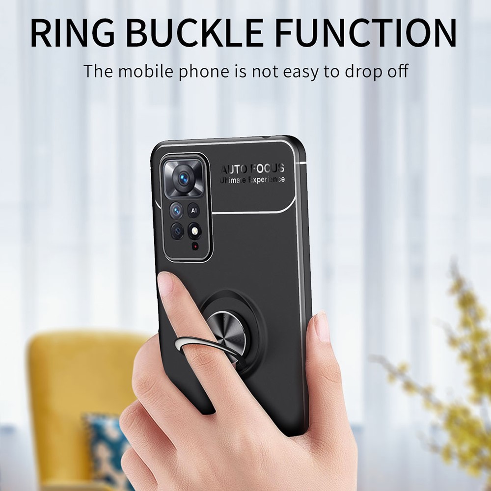  Xiaomi Redmi Note 11 Pro 5G Skal Ring Svart