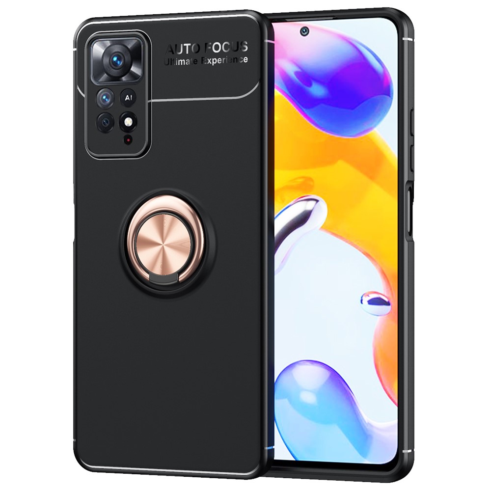  Xiaomi Redmi Note 11 Pro 5G Skal Ring Svart/Roséguld