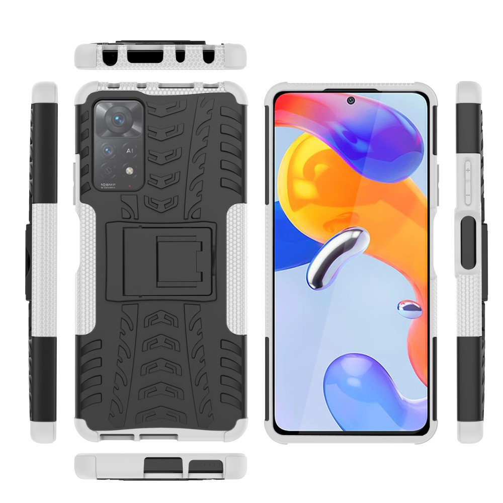  Xiaomi Redmi Note 11 Pro 5G Skal Stöttåligt med Stöd Vit