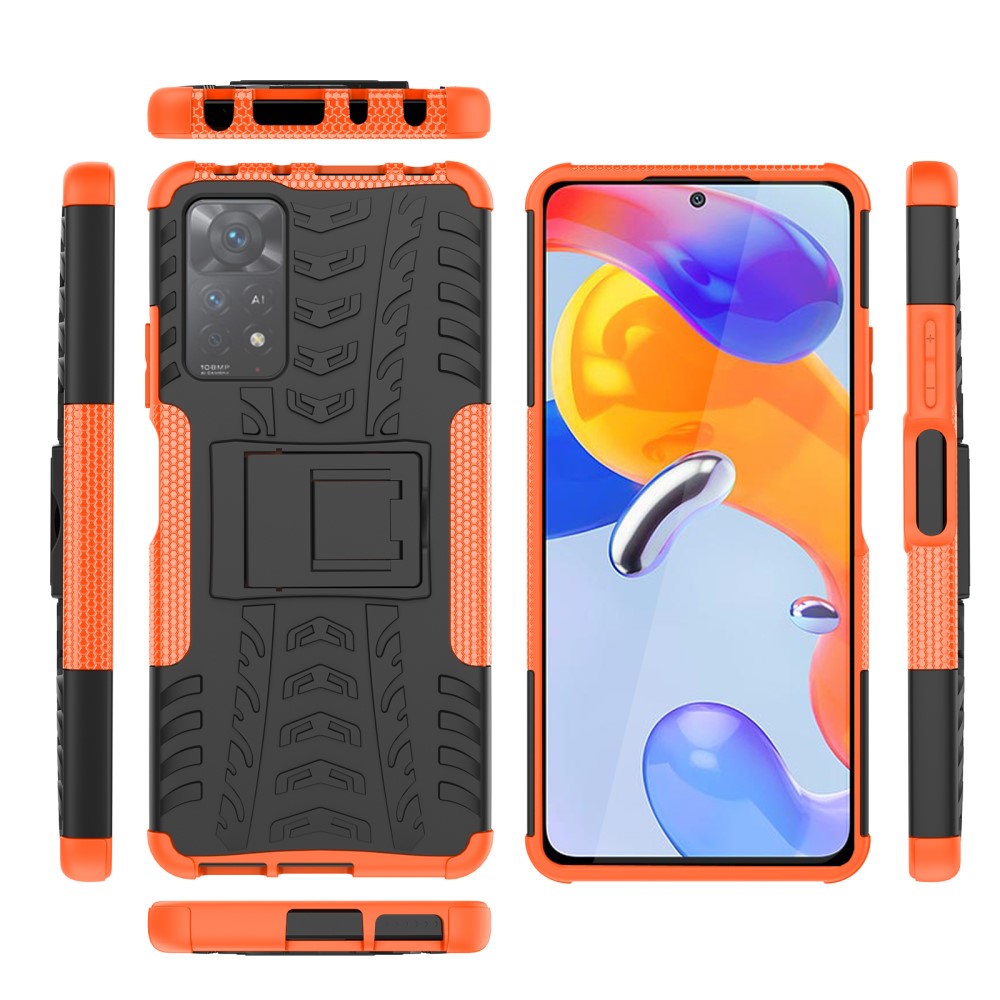 Xiaomi Redmi Note 11 Pro 5G Skal Stöttåligt med Stöd Orange