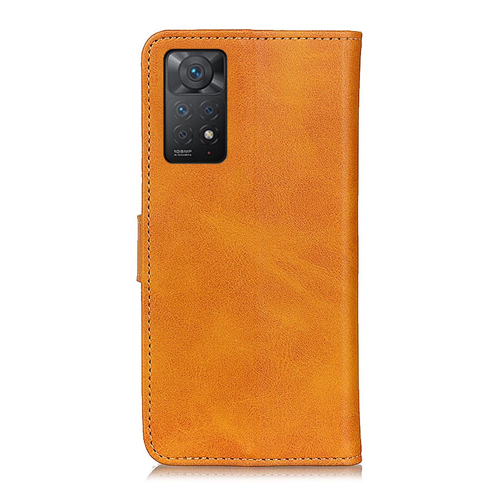  Xiaomi Redmi Note 11 Pro 5G Fodral Solid Läder Brun