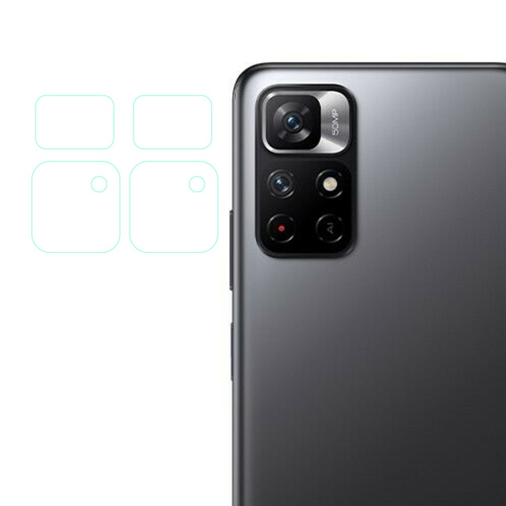  Xiaomi Redmi Note 11 4G 2-PACK Linsskydd Härdat Glas