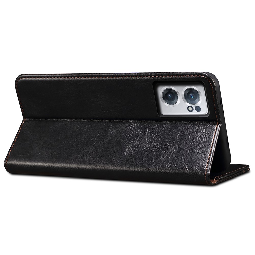  OnePlus Nord CE 2 5G Fodral Flip Crazy Horse Svart