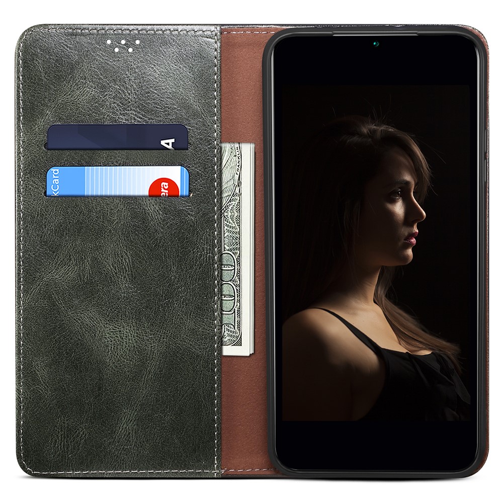  OnePlus Nord CE 2 5G Fodral Flip Crazy Horse Grön