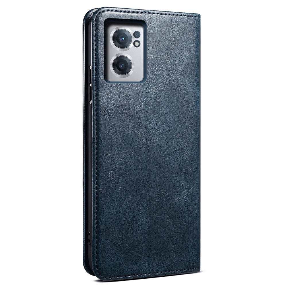  OnePlus Nord CE 2 5G Fodral Flip Crazy Horse Blå