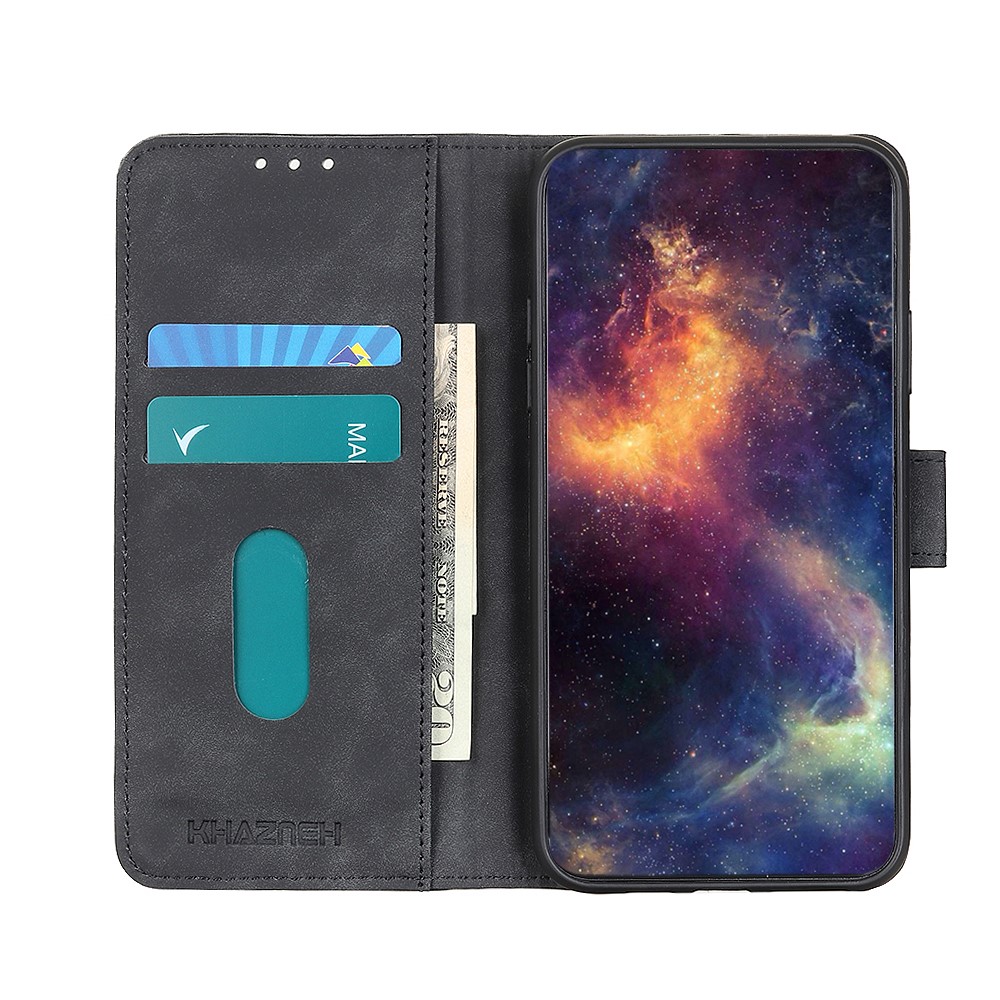 KHAZNEH KHAZNEH OnePlus Nord CE 2 5G Fodral Retro Läder Svart