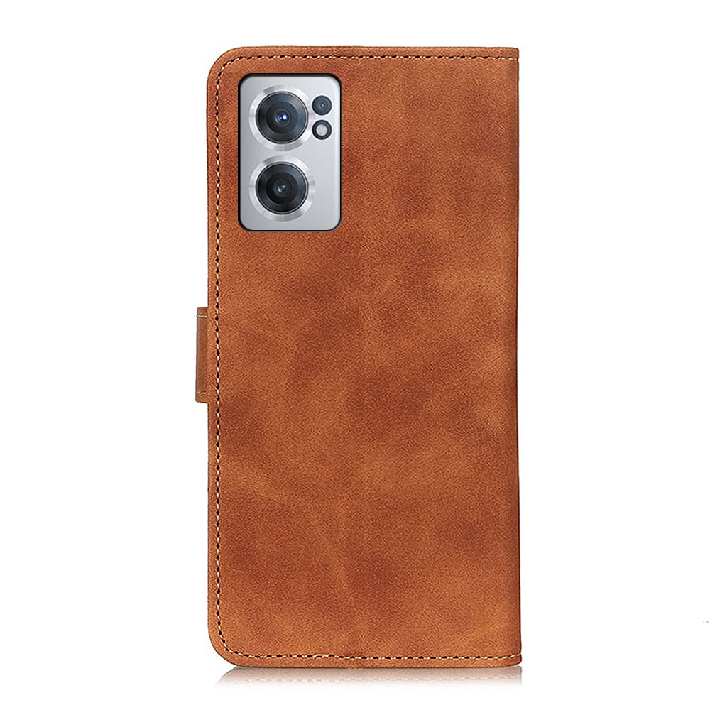KHAZNEH KHAZNEH OnePlus Nord CE 2 5G Fodral Retro Läder Brun