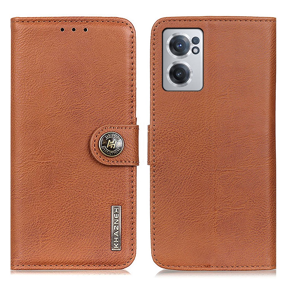 KHAZNEH KHAZNEH OnePlus Nord CE 2 5G Fodral Läder Brun