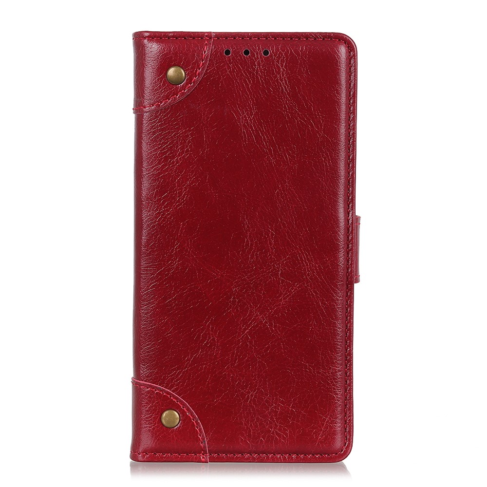  OnePlus Nord CE 2 5G Fodral Nit Dekor Läder Röd