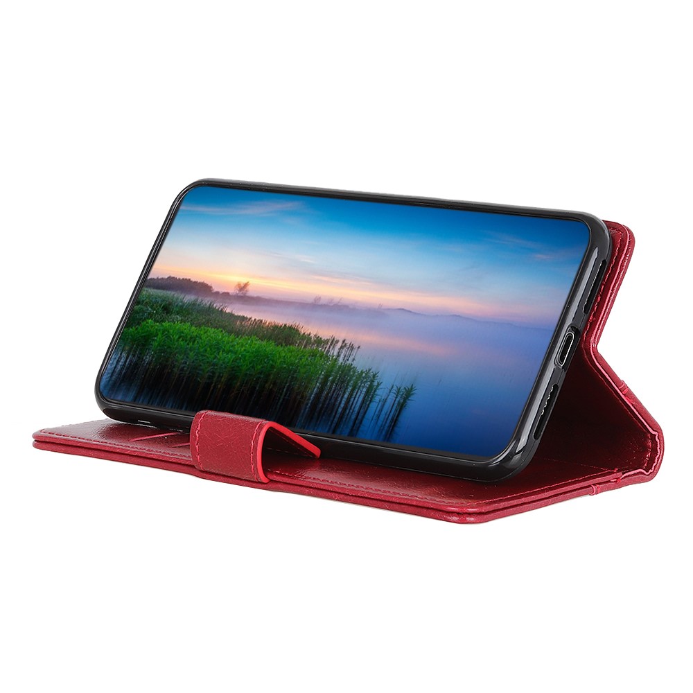  OnePlus Nord CE 2 5G Fodral Nit Dekor Läder Röd